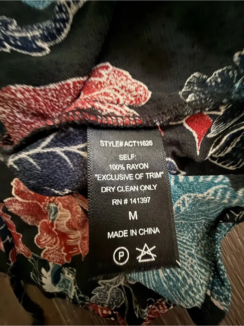 ASTR The Label Black Floral Puff Sleeve Peasant Blouse Medium Cottagecore